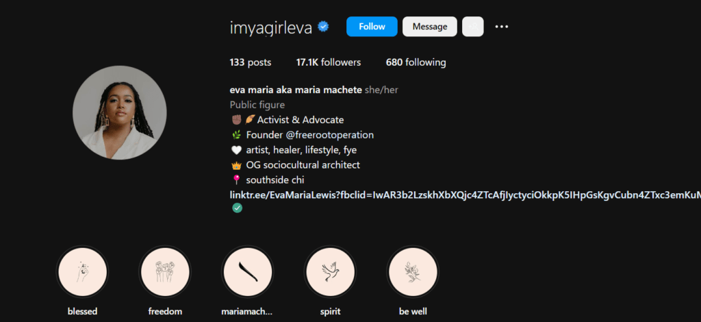 Eva lewis Instagram